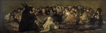 El gran sábado de las brujas o el chivo Francisco de Goya Pinturas al óleo